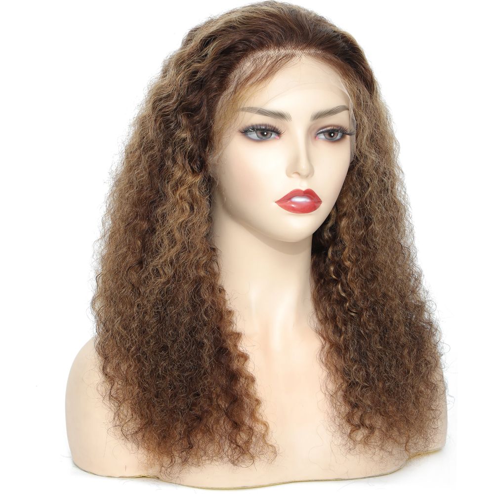 B & B Gold 100% Brazilian Human Hair 13x4 Lace Front Wig - T4/27/30 - Image 4