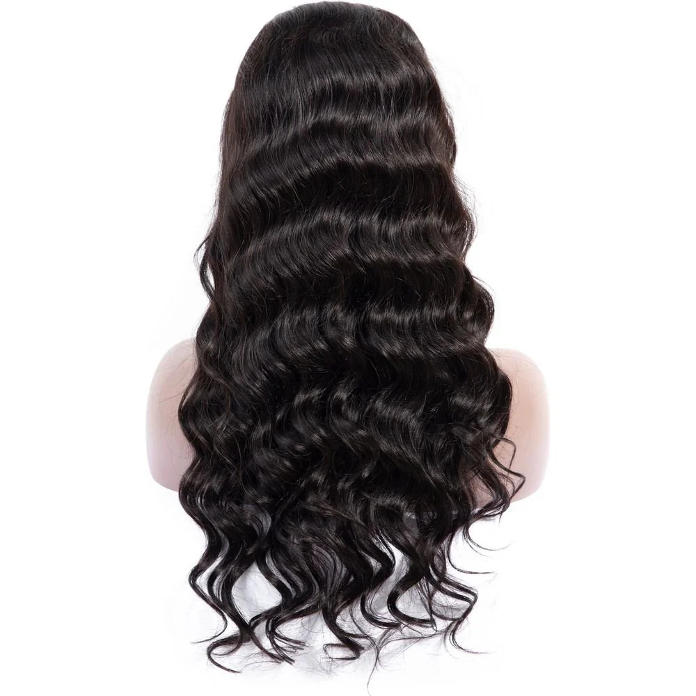 B&B Gold 13x4 100% Brazilian Human Hair Lace Front Wig - Natural Color - Image 12