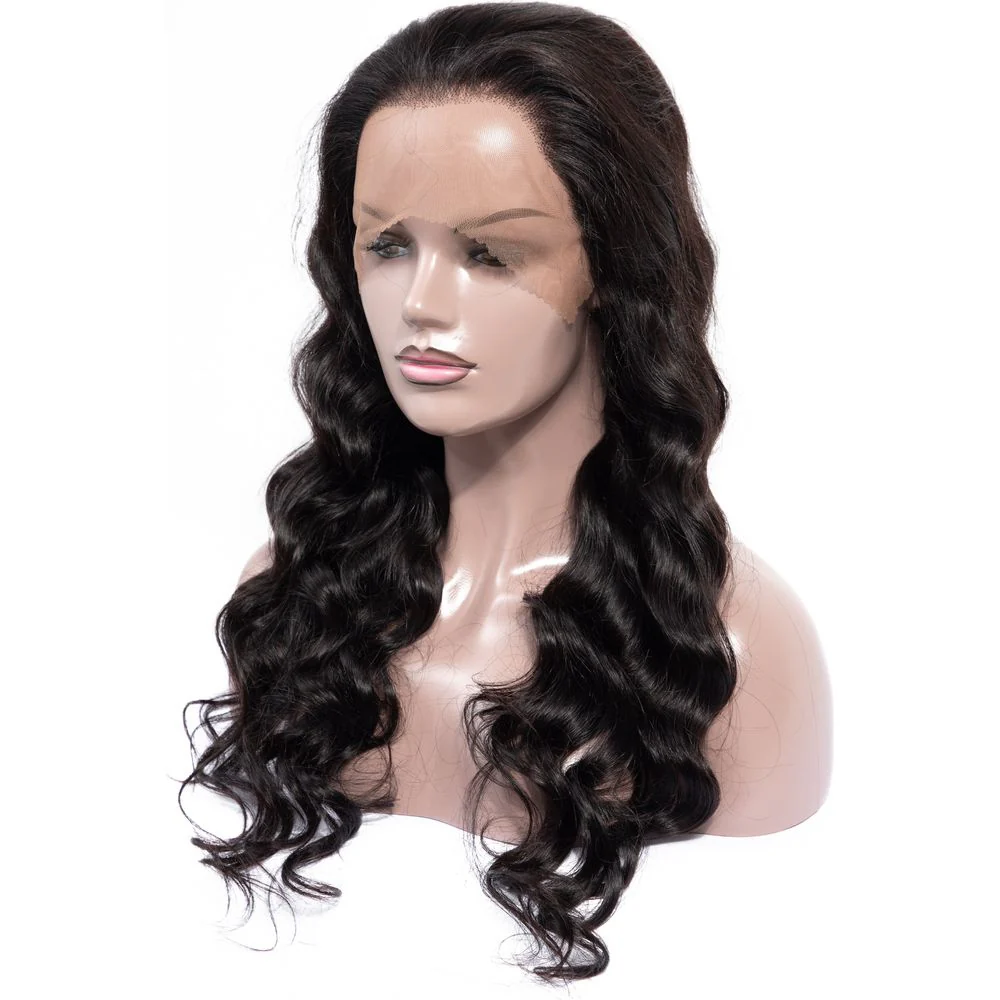B&B Gold 13x4 100% Brazilian Human Hair Lace Front Wig - Natural Color - Image 14