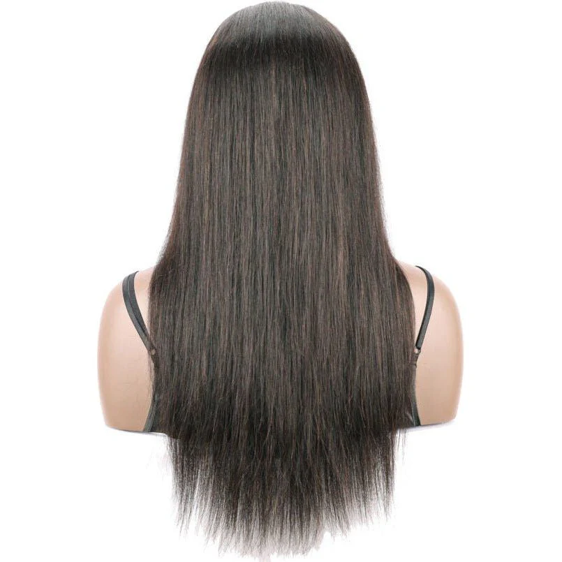 B&B Gold 13x4 100% Brazilian Human Hair Lace Front Wig - Natural Color - Image 5