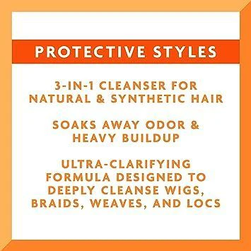 Cantu Protective Styles by Angela Hair Bath & Cleanser 10oz - Image 3