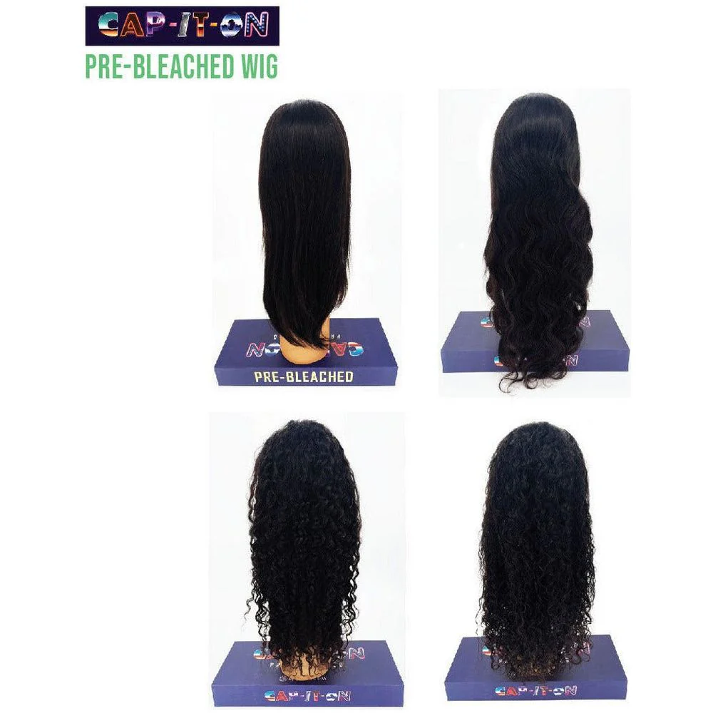 CAP-IT-ON PRE-BLEACHED 13x4 HD MELTING FULL LACE WIG - Image 4