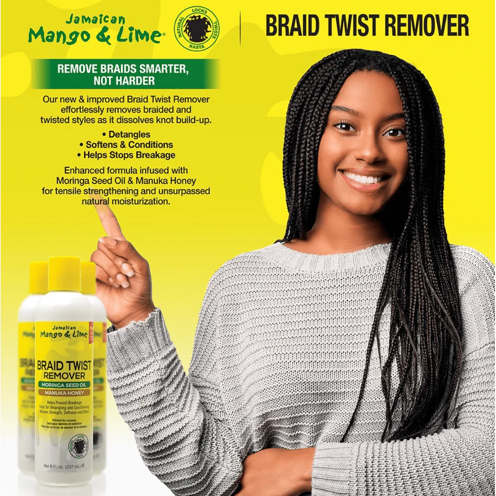 Jamaican Mango & Lime Braid Twist Remover - 8oz - Image 4