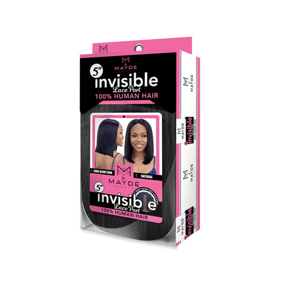 Mayde Beauty 100% Human Hair Wig – Long Blunt Bob - Image 3