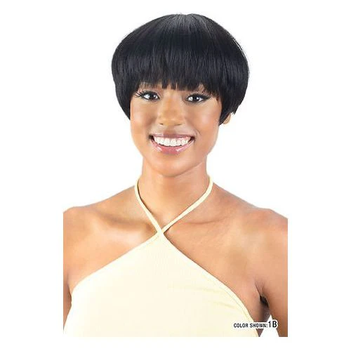 Mayde Beauty Mocha 100% Human Hair Blend Full Wig - Bonbon - Image 3