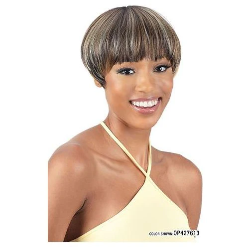 Mayde Beauty Mocha 100% Human Hair Blend Full Wig - Bonbon - Image 5