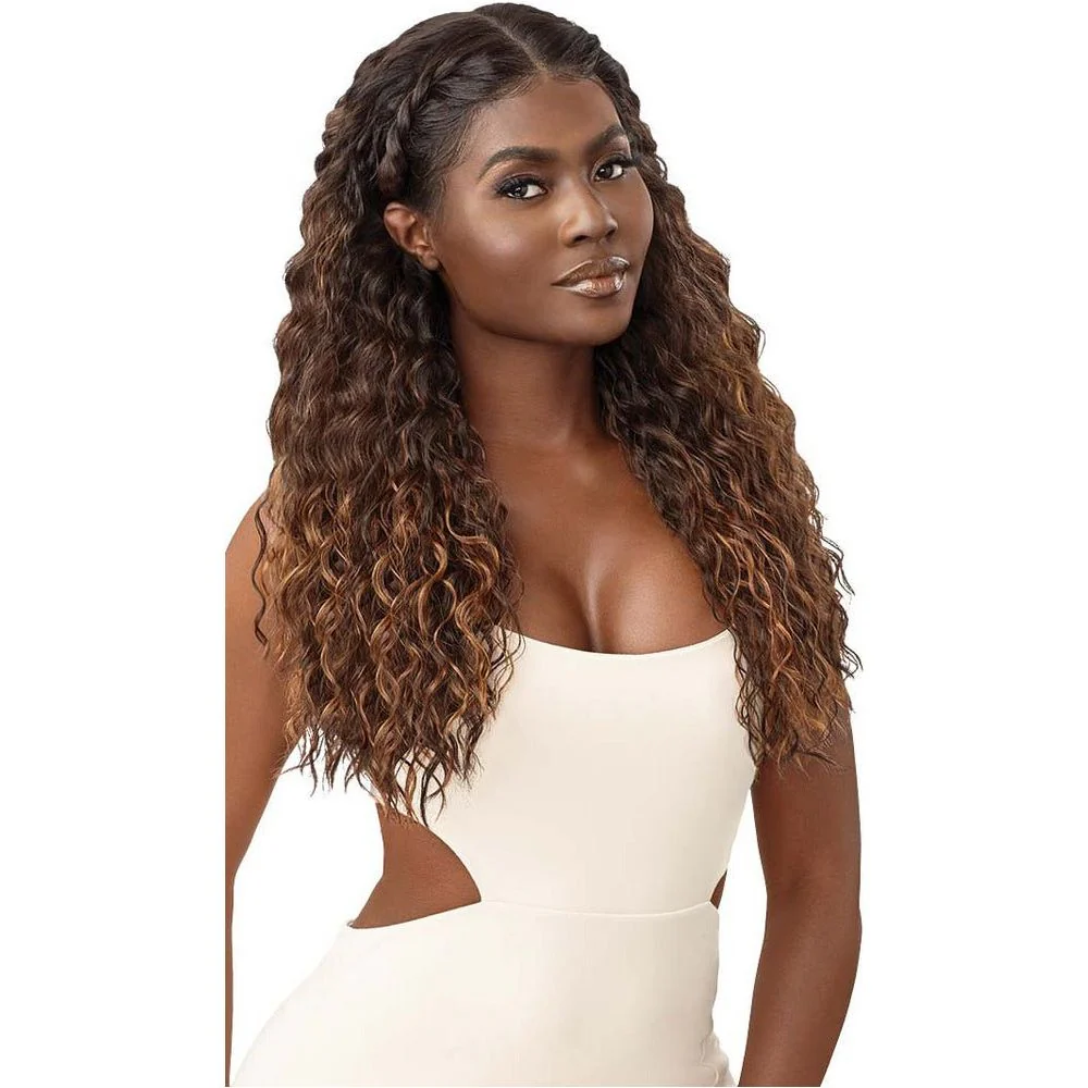 Outre 100% Human Hair Blend 13x6 360 Frontal HD Lace Wig - Andreina 24" - Image 4