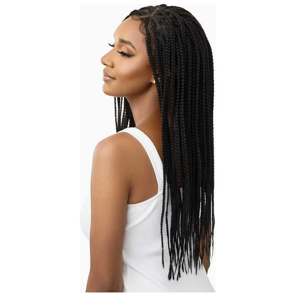 Outre 13x4 Lace Frontal Synthetic Wig - Knotless Triangle Part Braids 26" - Image 4