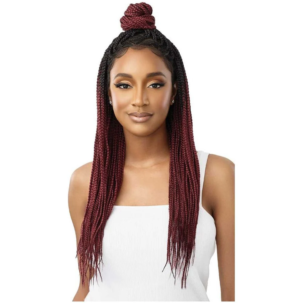 Outre 13x4 Lace Frontal Synthetic Wig - Knotless Triangle Part Braids 26" - Image 5