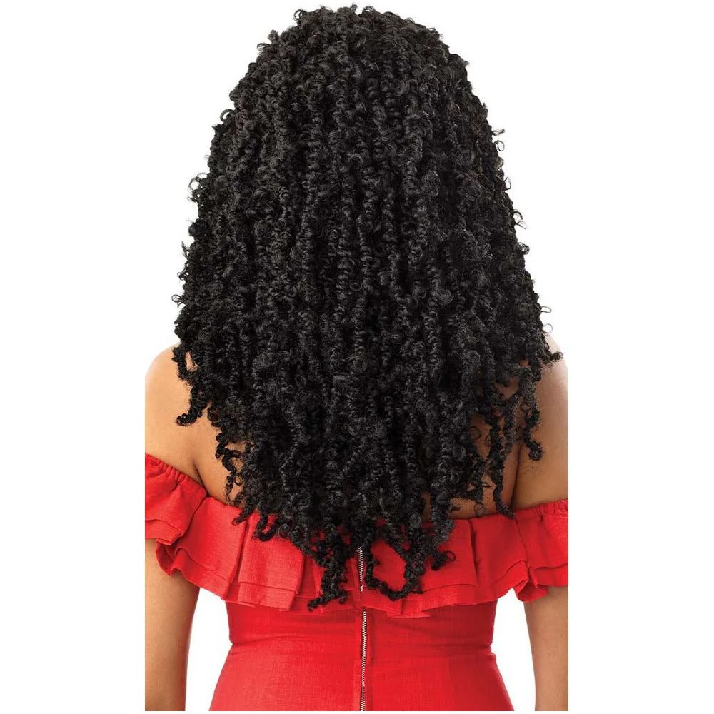 Outre X-Pression Twisted Up 4x4 Synthetic Lace Front Wig - Butterfly Bomb Twist 24" - Image 3